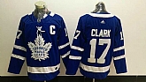 Toronto Maple Leafs 17 Wendel Clark Blue Adidas Stitched Jersey,baseball caps,new era cap wholesale,wholesale hats